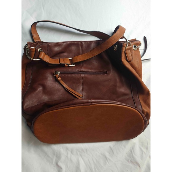 MICHAEL Michael Kors Shoulder Bag Brown Leather Lady Bug Patches Purse Casual - Picture 7 of 9